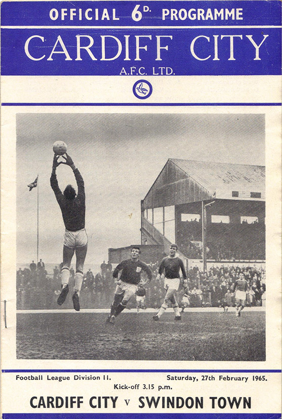 <b>Saturday, February 27, 1965</b><br />vs. Cardiff City (Away)